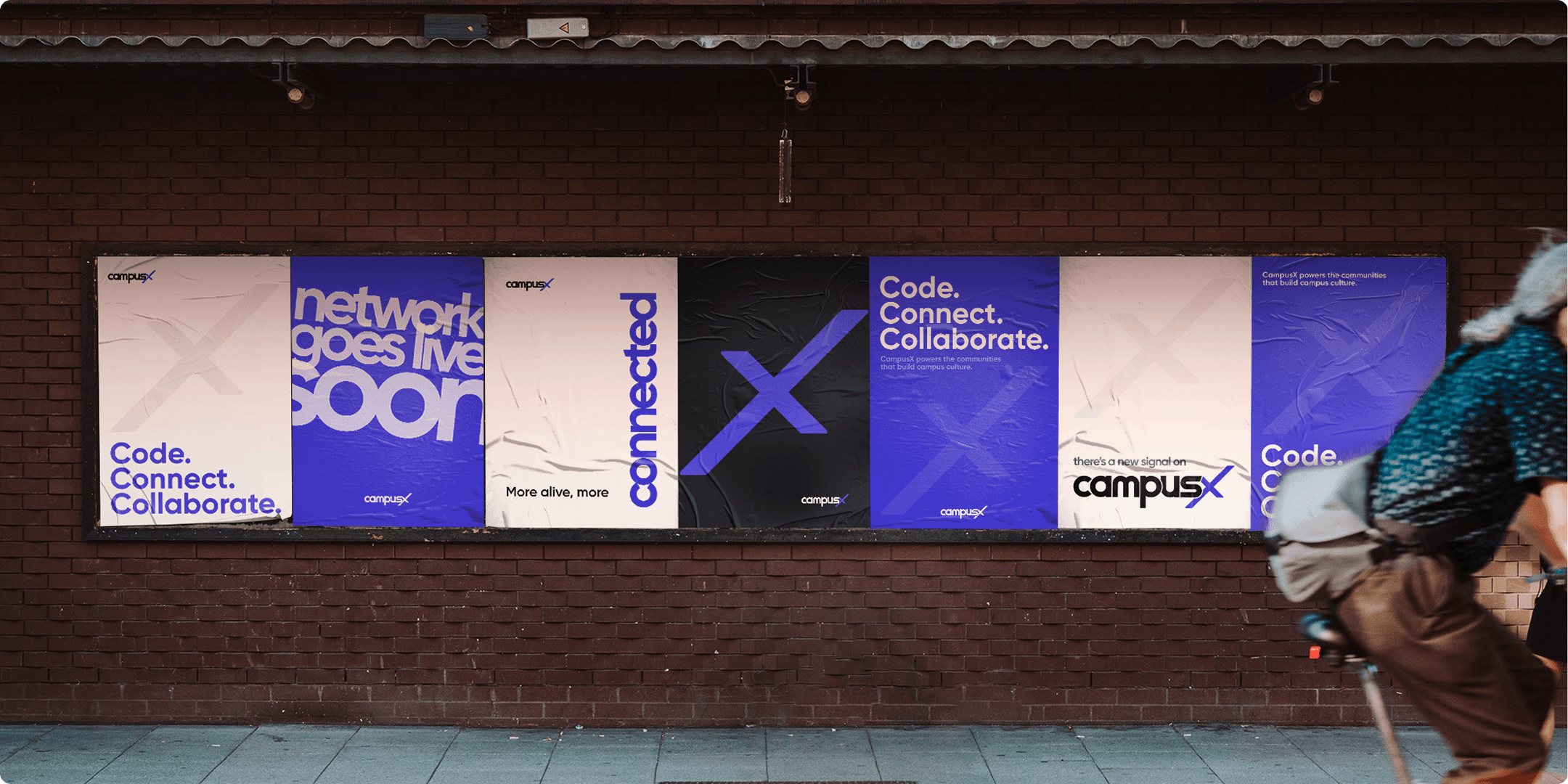 teaser posters on campus