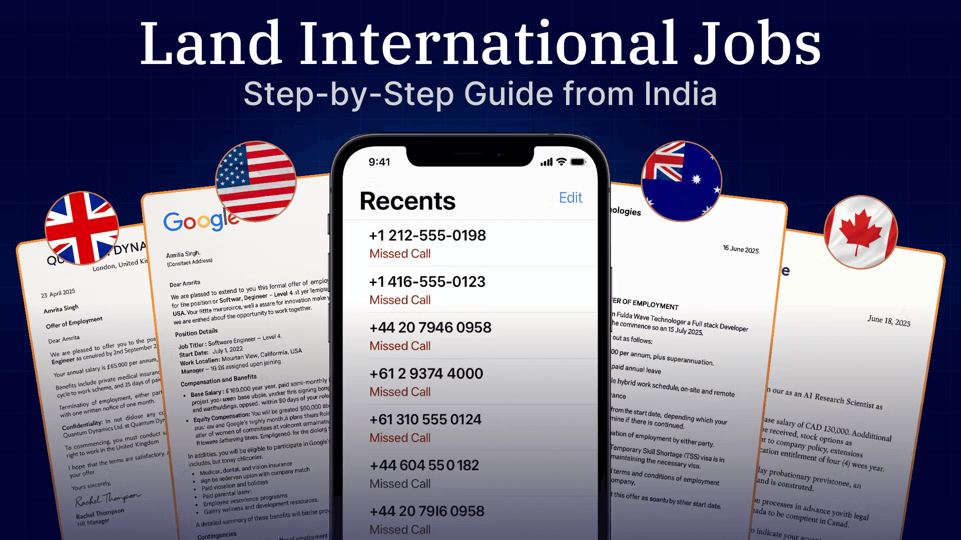  How to Get International Job Offers from India-Step-by-Step