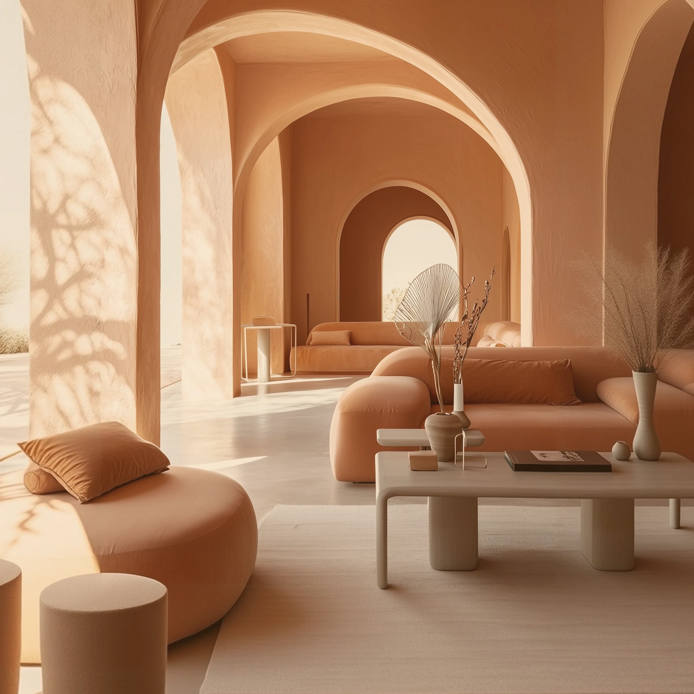 Warm Orange Interior