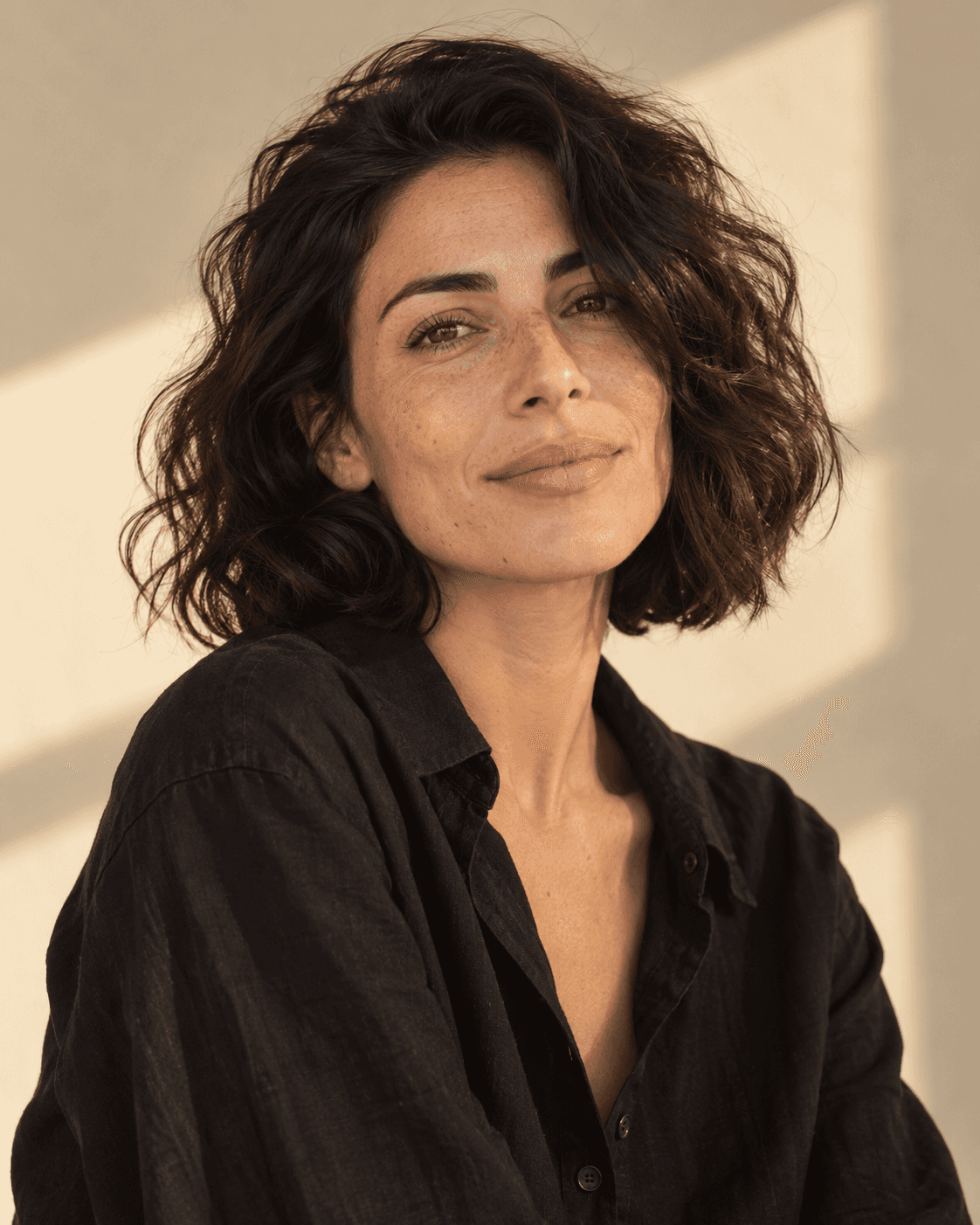 Natural portrait in warm afternoon light