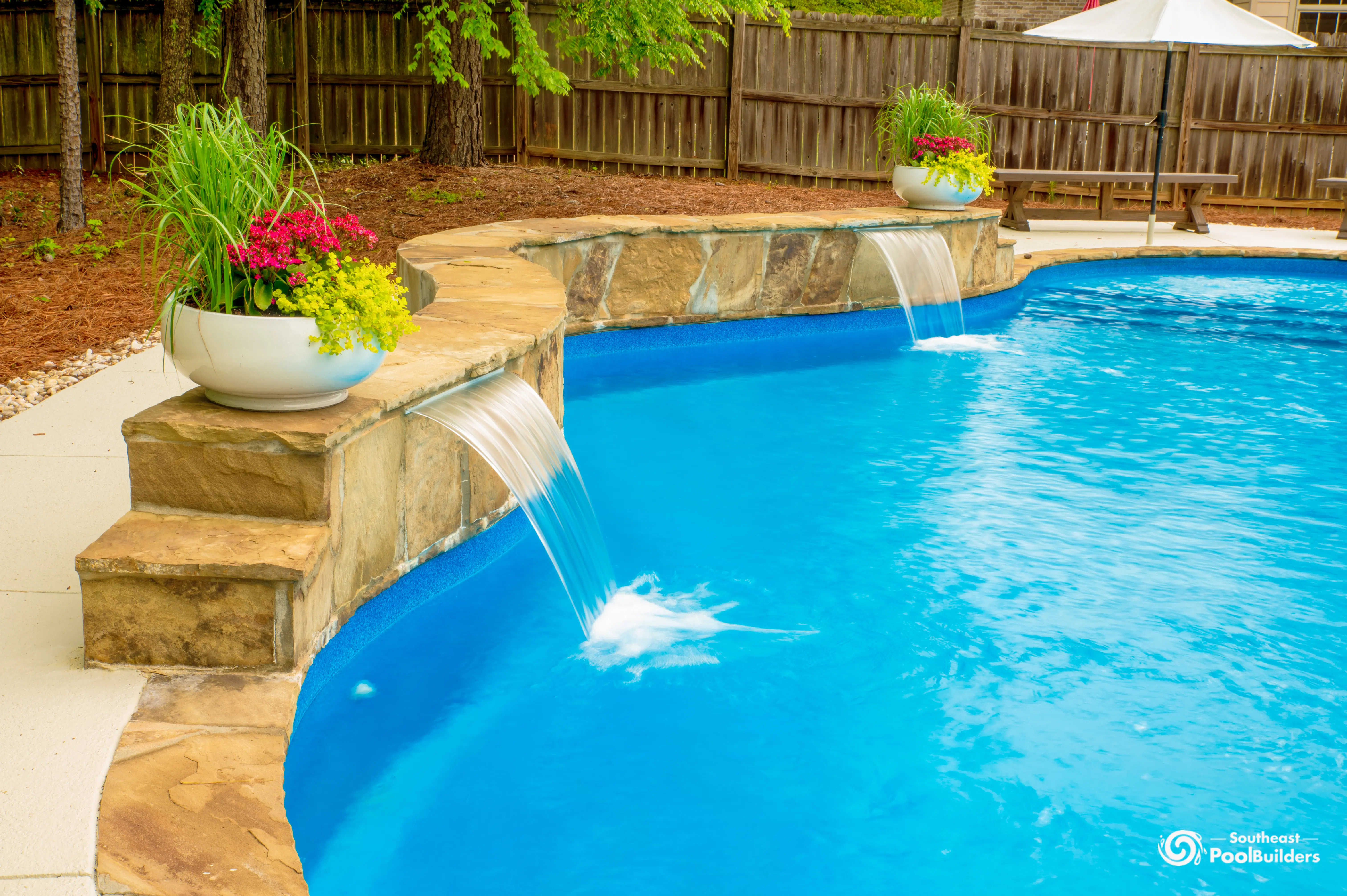 Vinyl Pool Water Feature