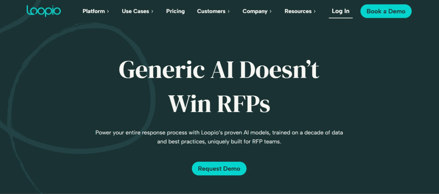 Loopio: Best For Managing Cross-Functional RFP Workflows With Clear SME Ownership