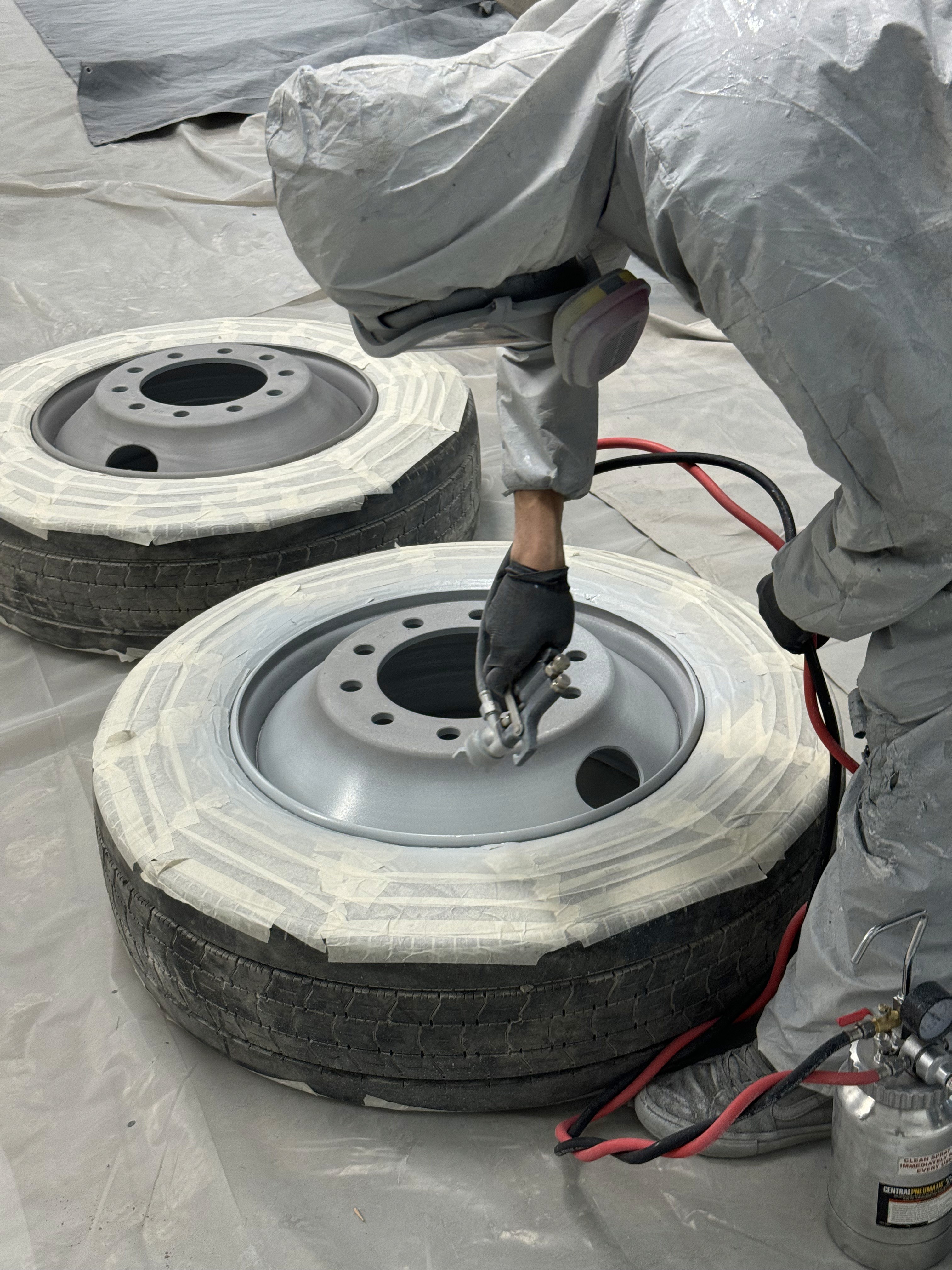 Truck & equipment sandblasting by Rochester Sandblasting