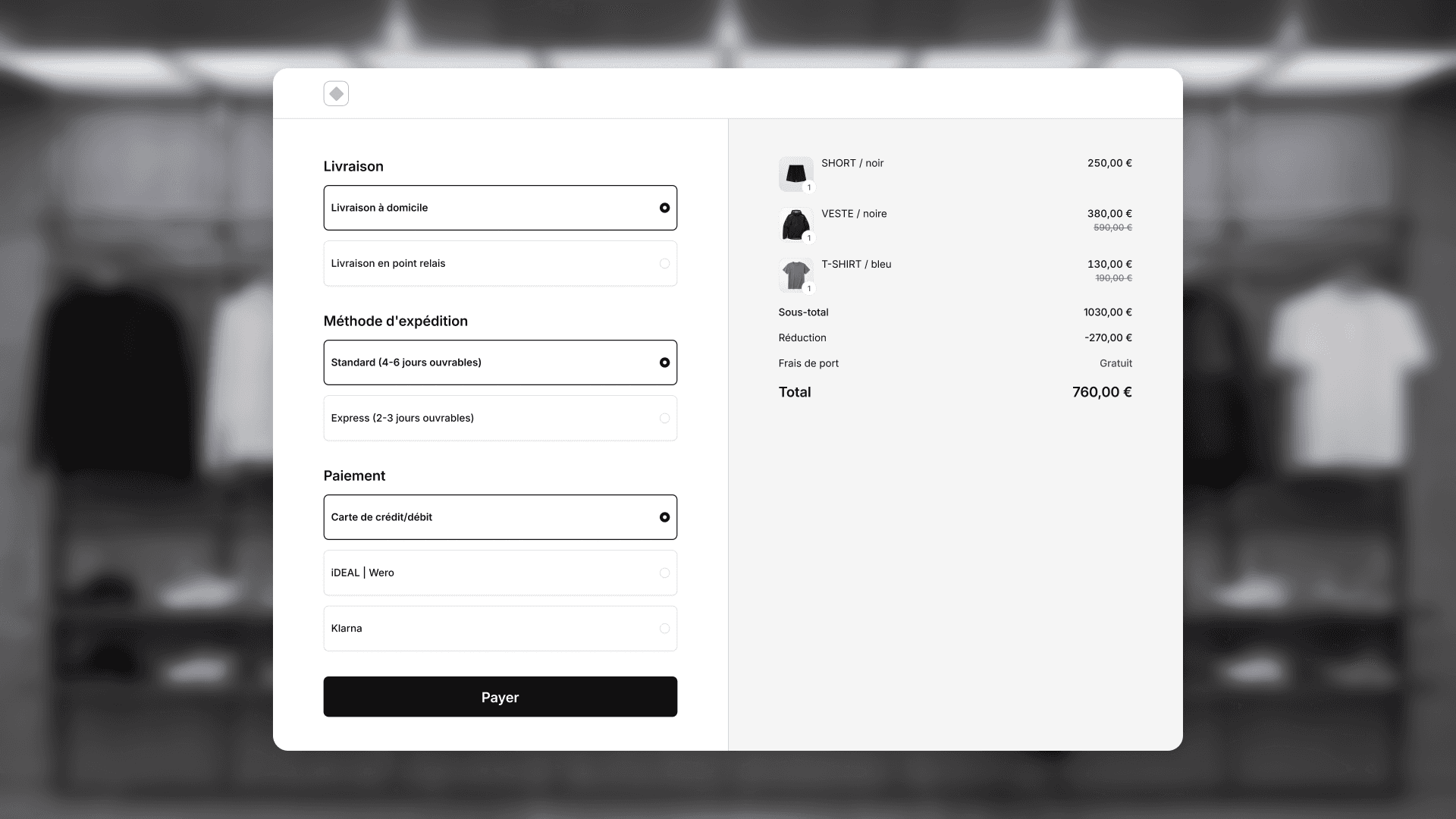 Blog banner showing checkout interface