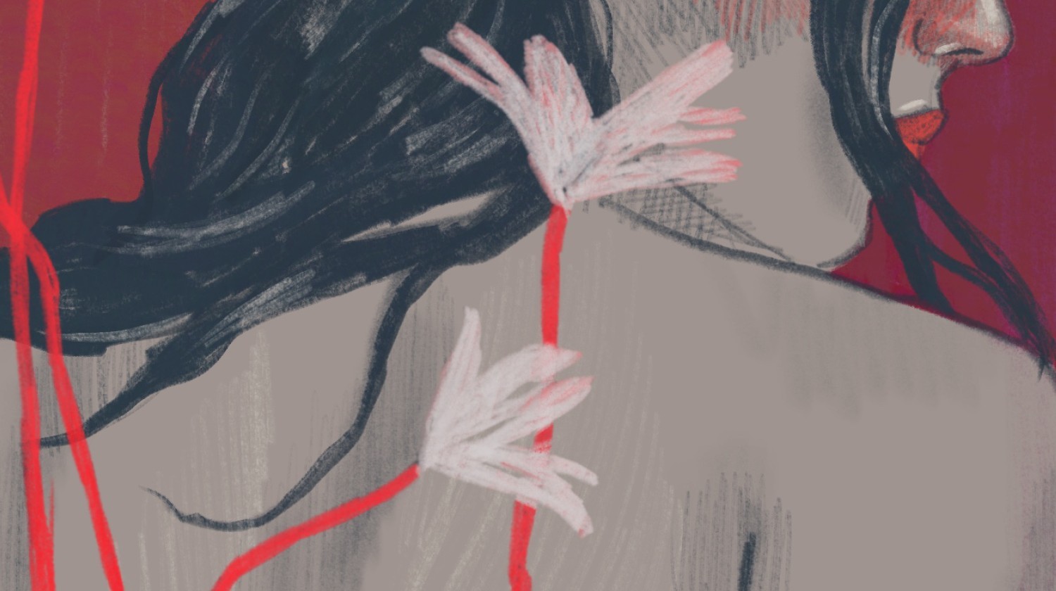 Detail of "Illustration 06" — digital illustration by Katarzyna Księżopolska