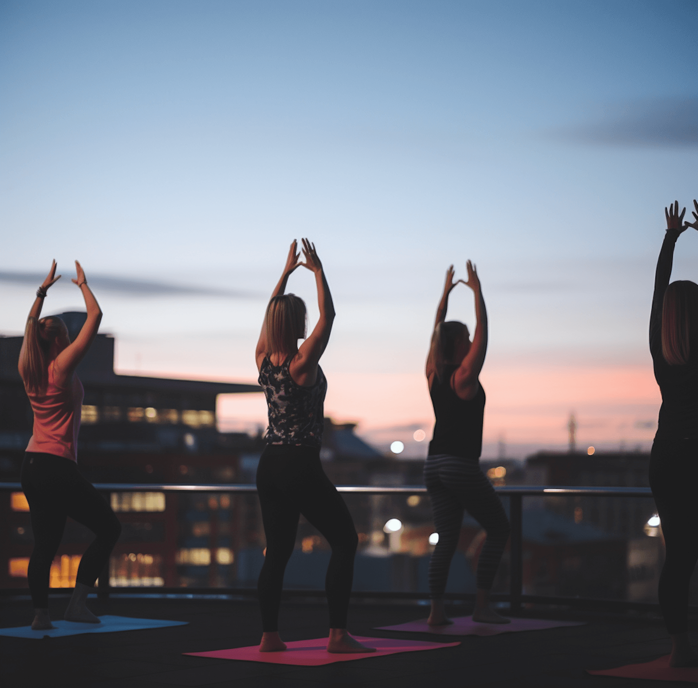 People practicing Yoga