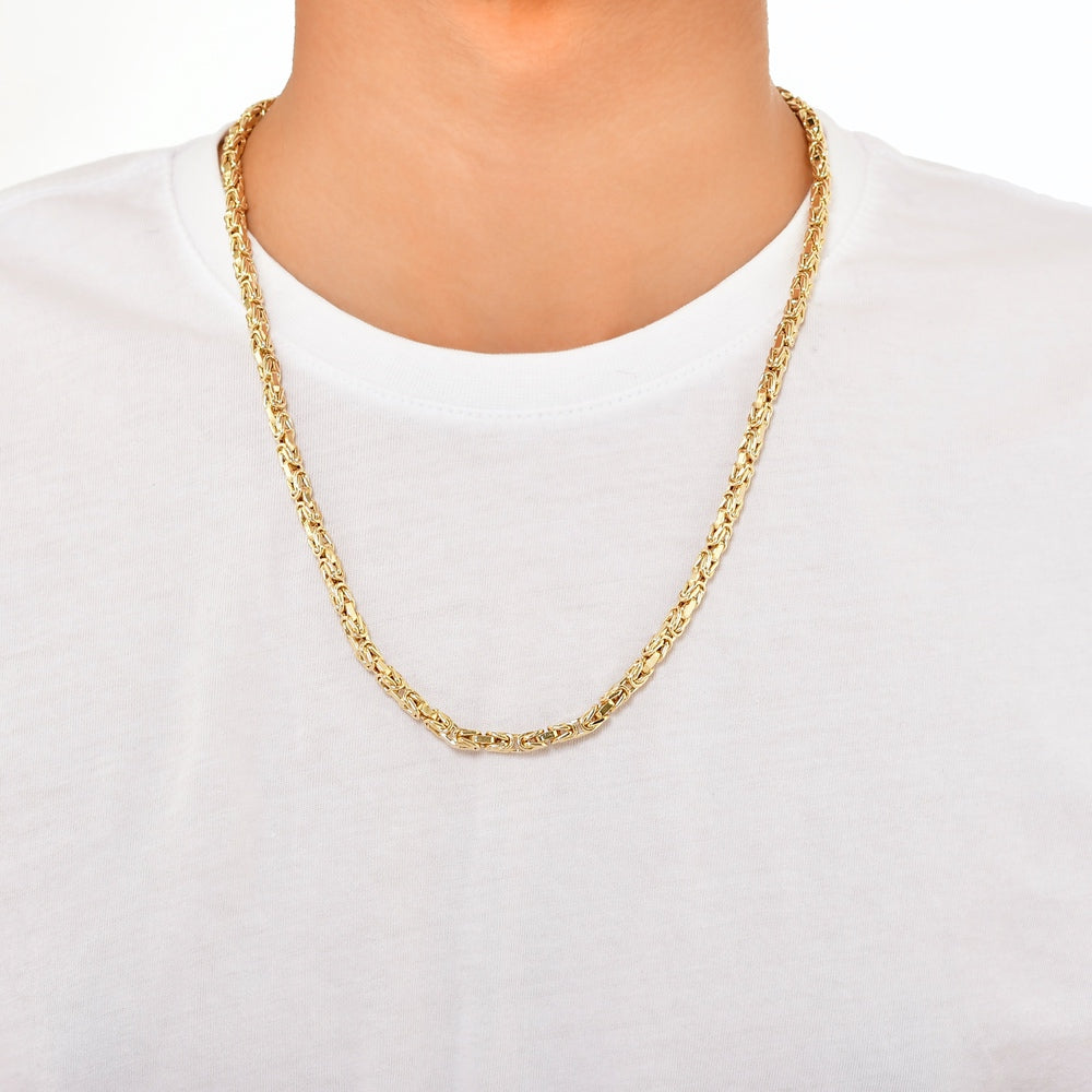 Assos 14 Ayar Altın 50 cm Klasik Erkek Zincir Kolye