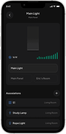Final UI: dynamic associations list