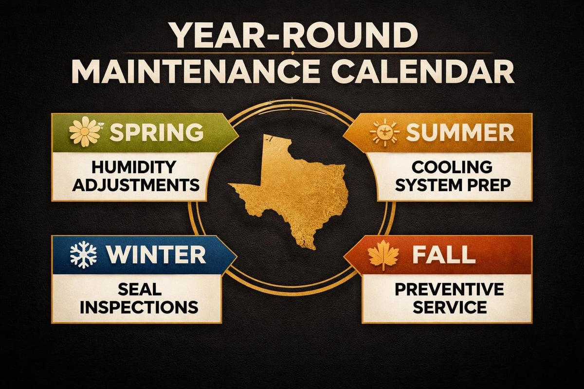 Seasonal wine cellar maintenance
