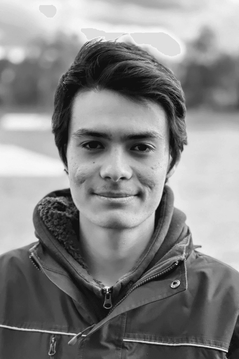 Portrait of Andrew Moncaster, Industrial Designer, wearing jacket outdoors