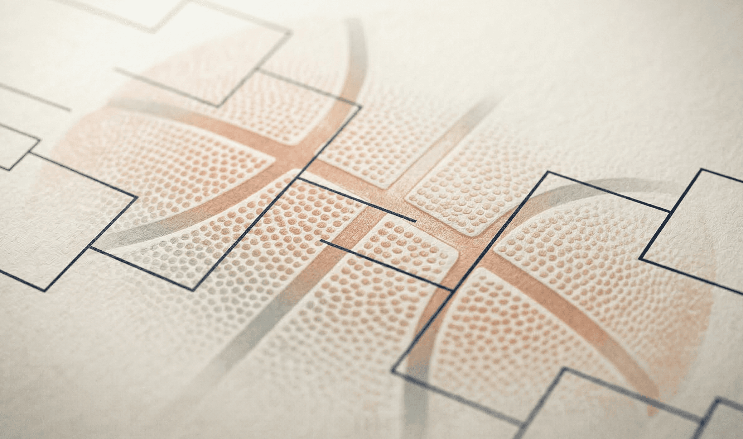 An Image of a basketball overlaid on a typical tournemant bracket.