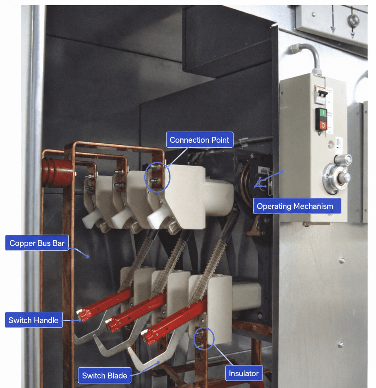 Air-insulated load break switches
