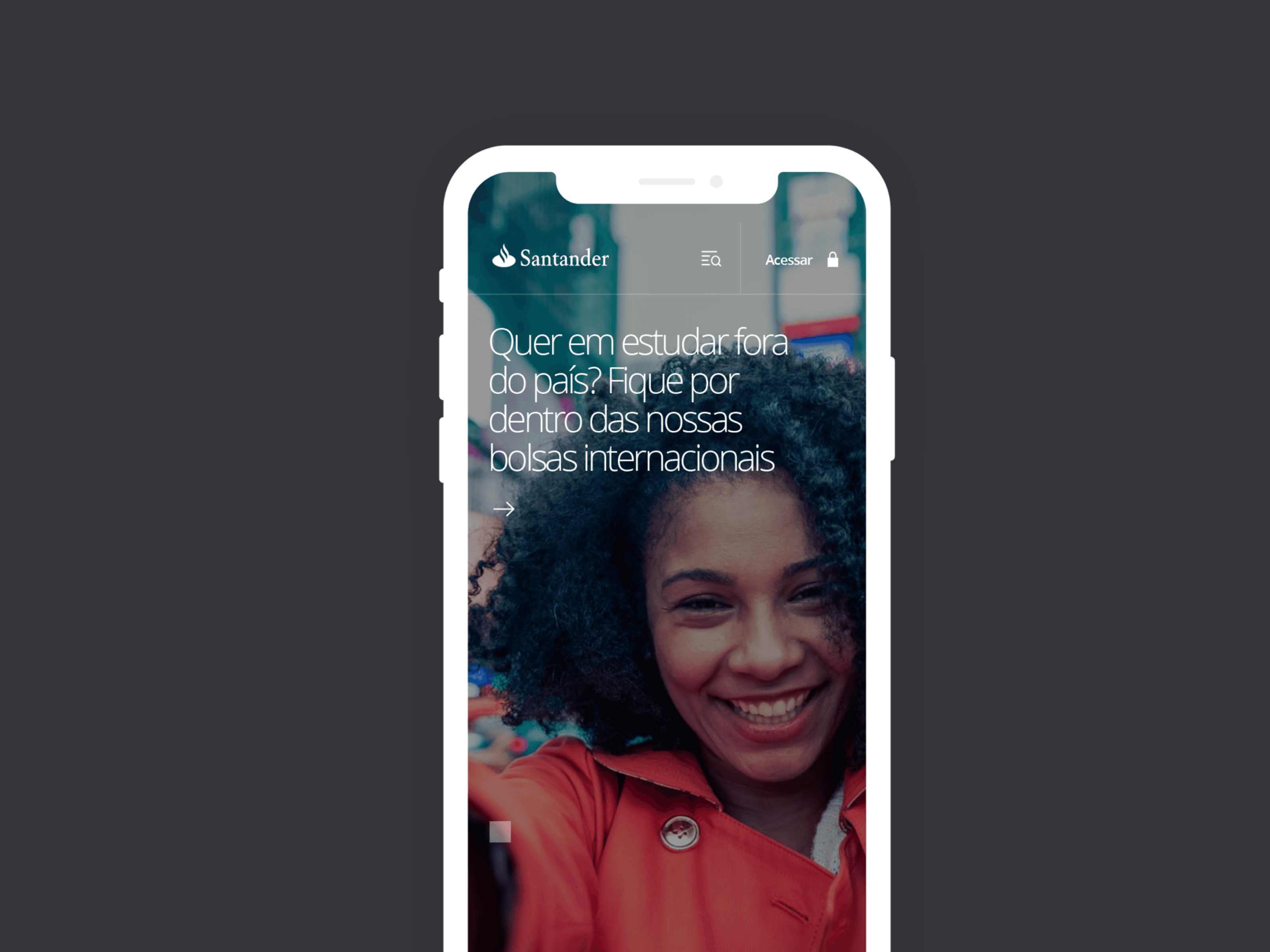 Mobile Redesign Santander