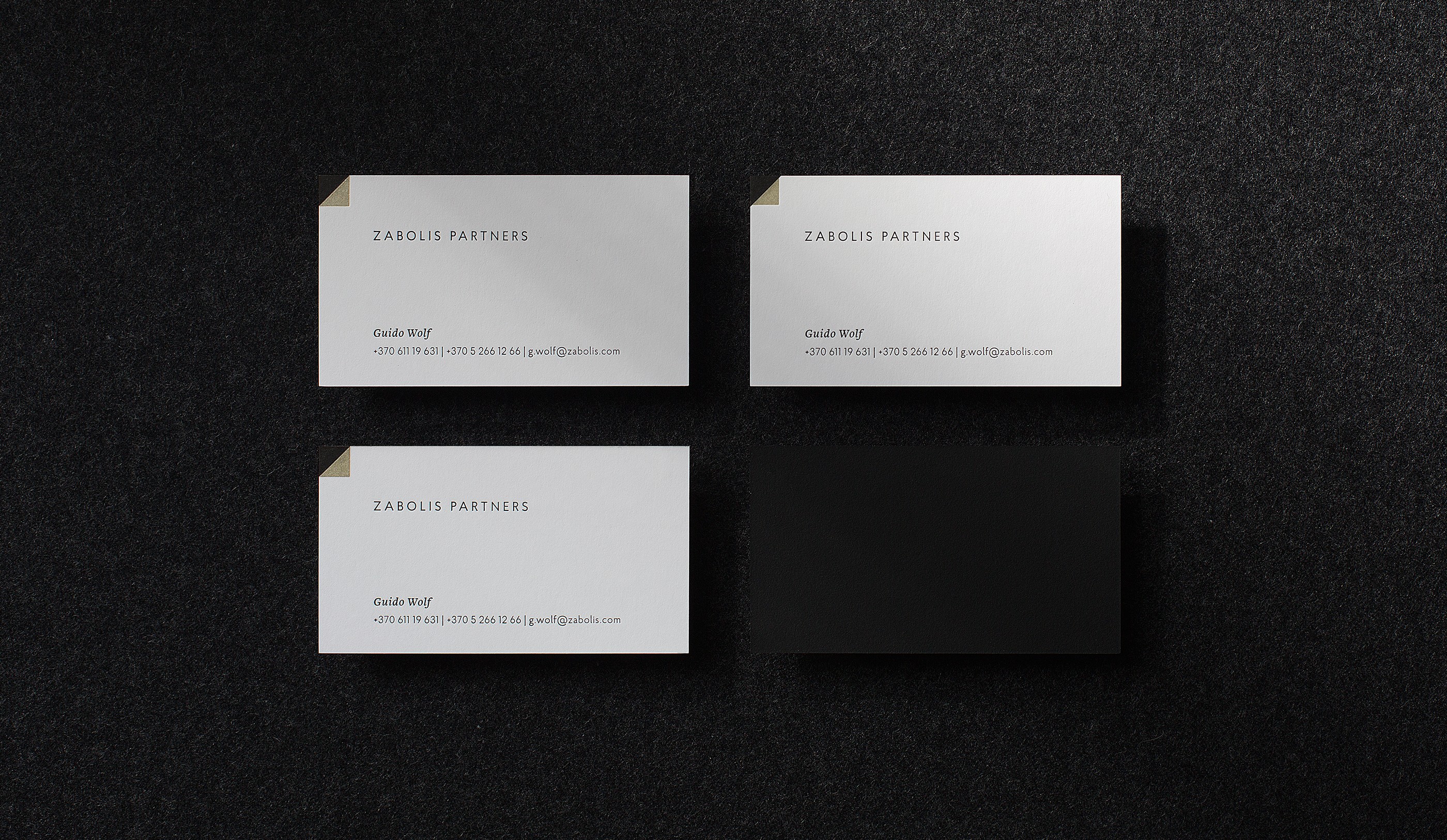 Brand system built on clean layout and business aesthetics