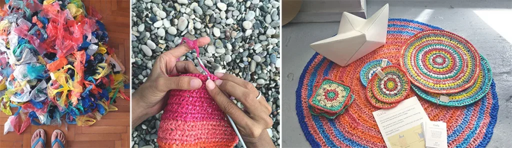 upcycle-trash-plastic-bags-thela-mission-sustainability