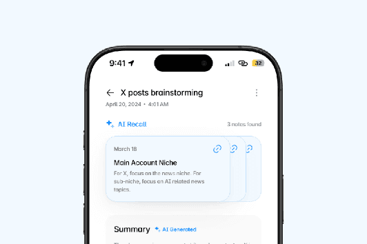 Linked Notes — Now Visible As You Write