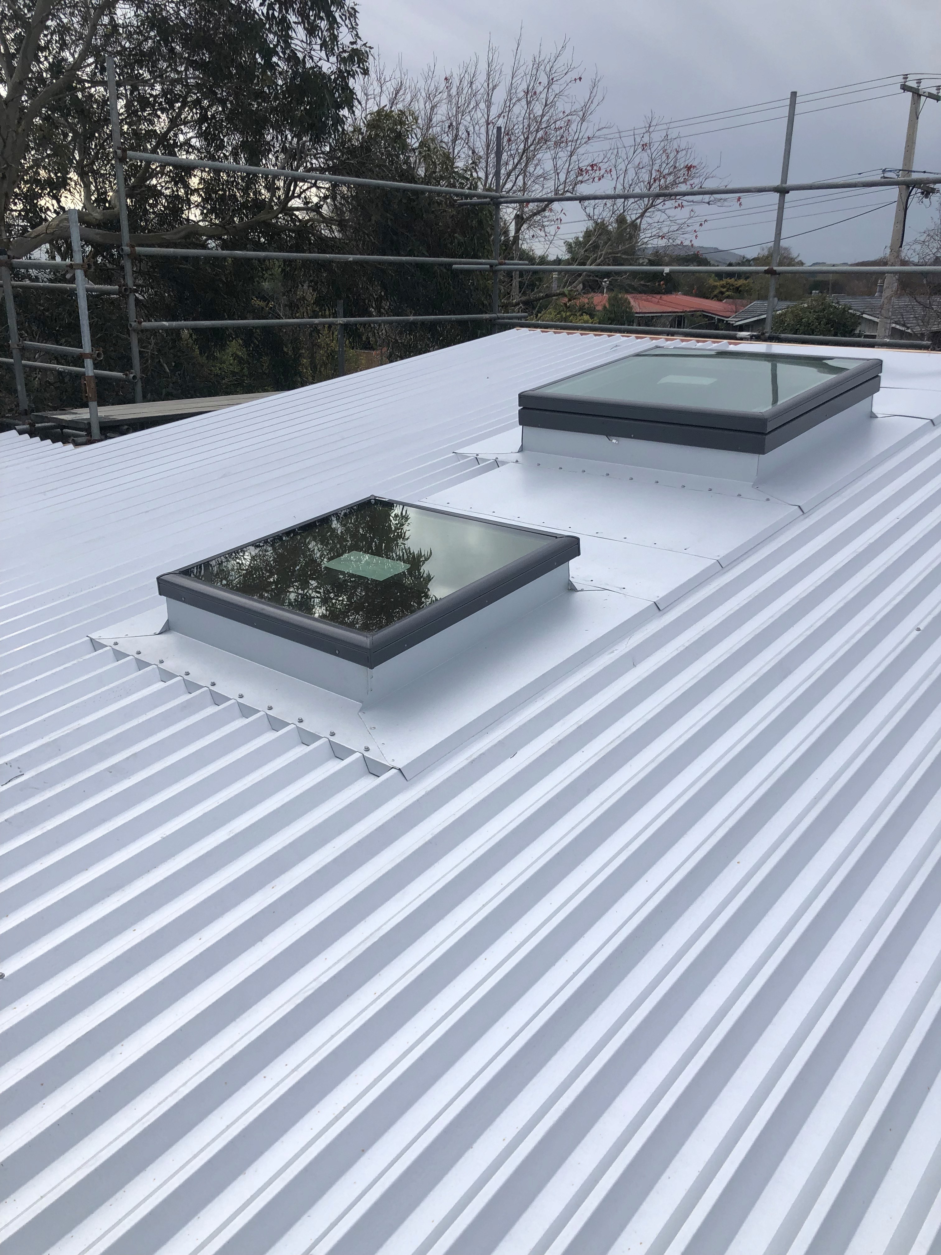 Professional roofing details completed by JT Roofers