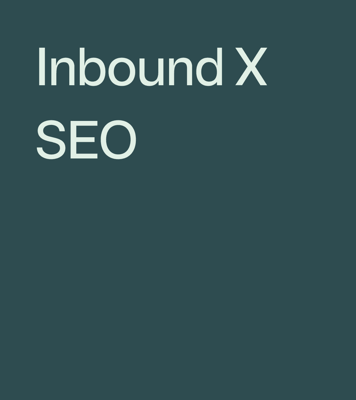 Inbound x SEO