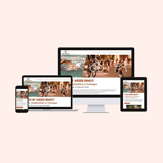 Mockup Waldtriathlon