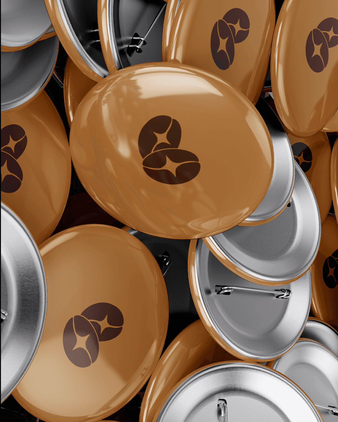 Star Coffee Café Buttons