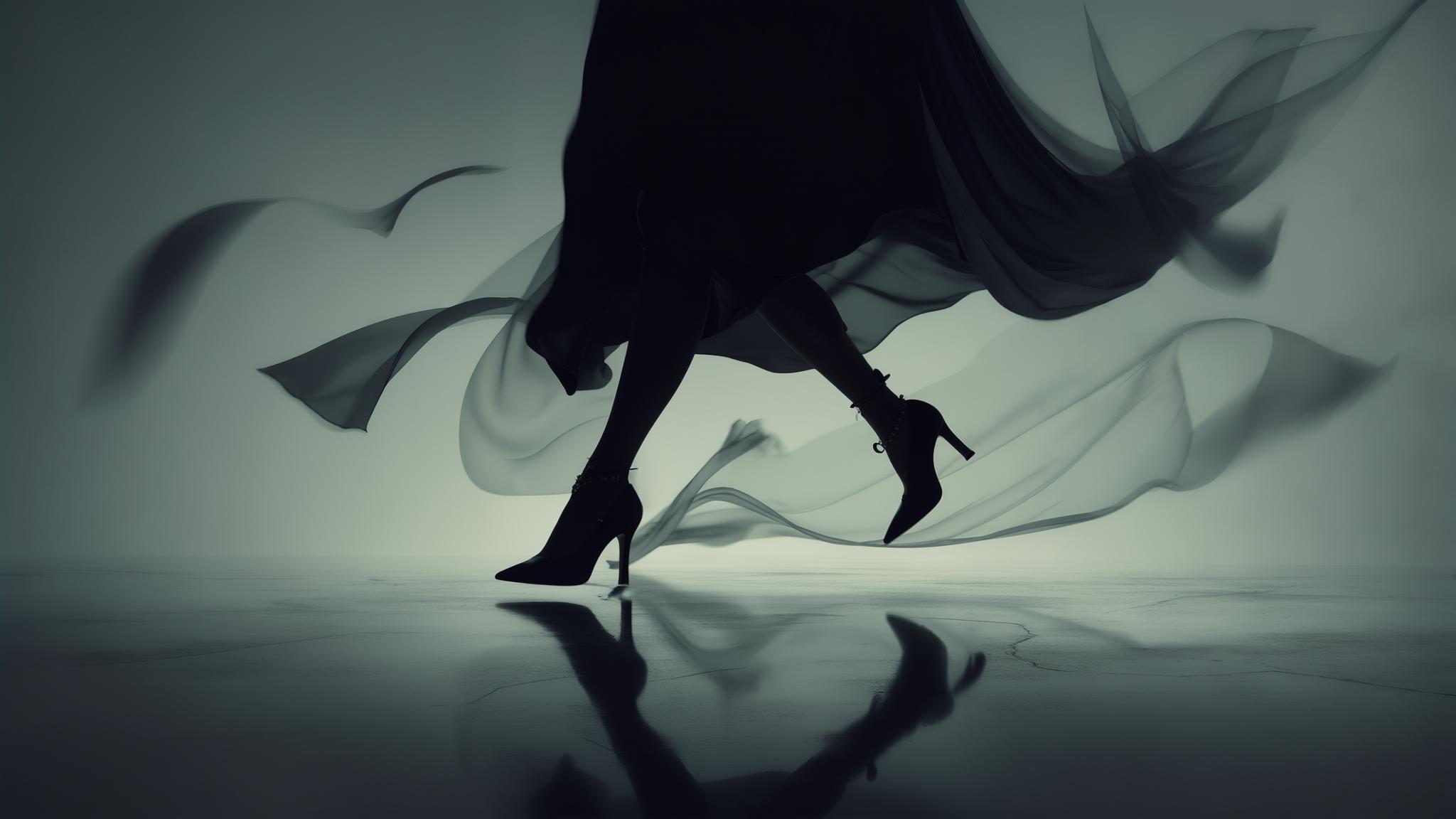 People celebrating, red stickers floating in the air