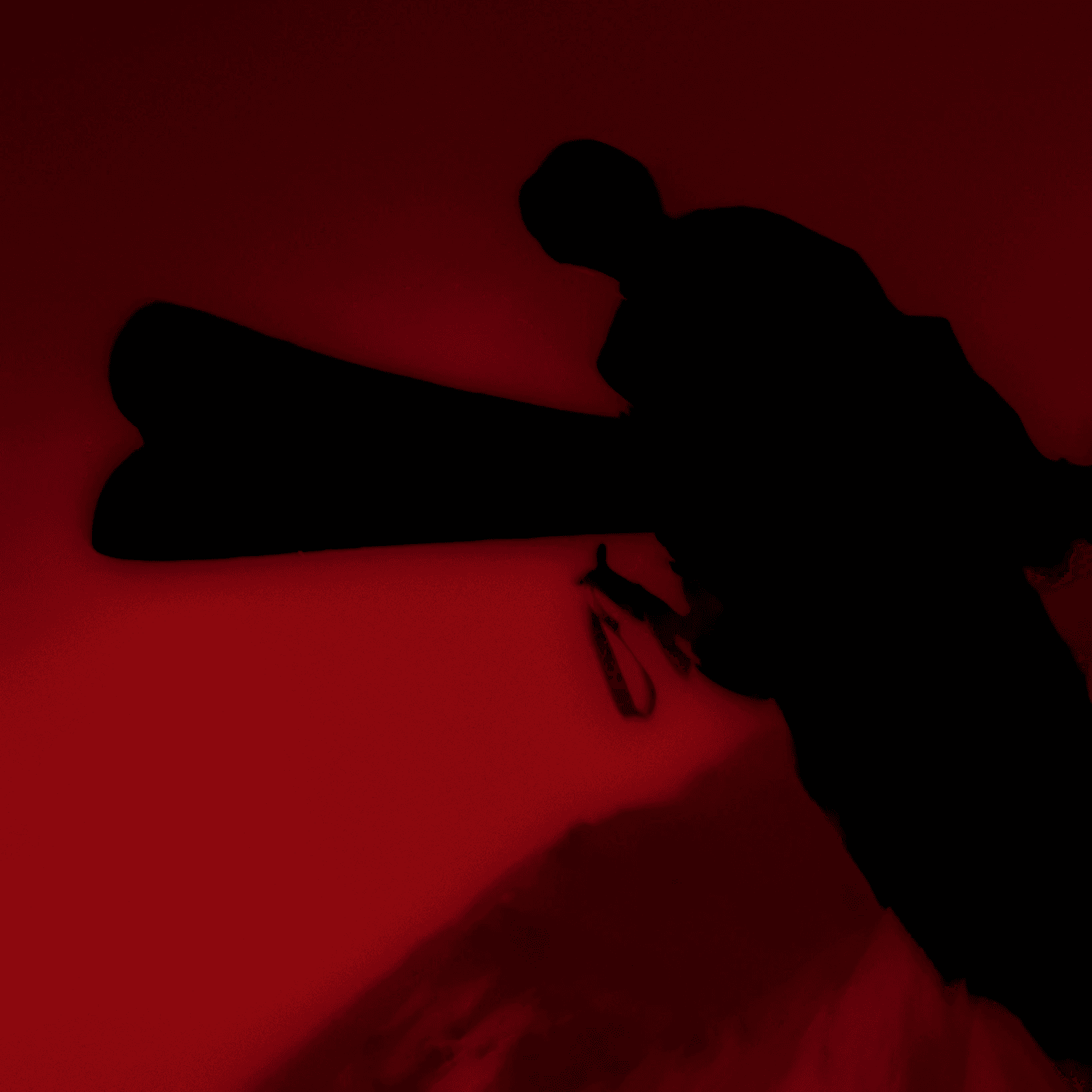 unconventional portrait of a skier.