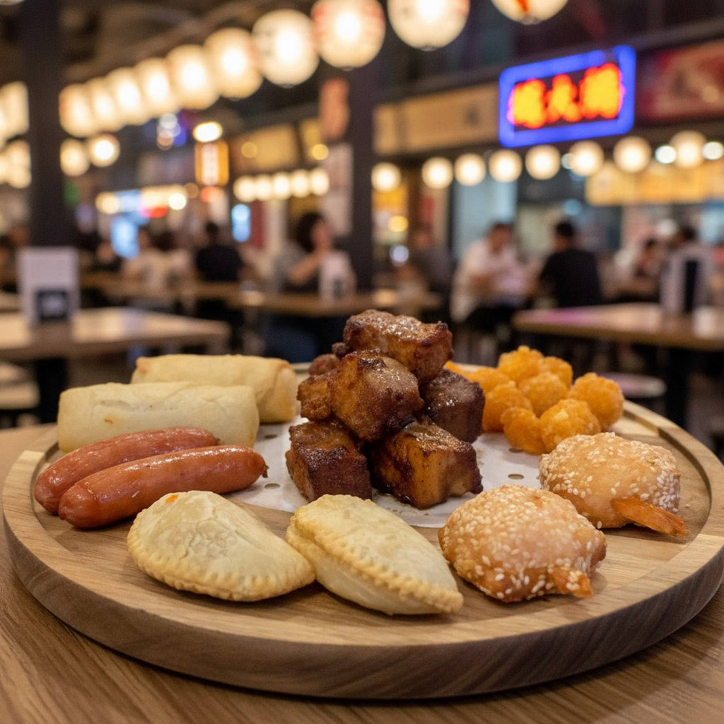 Pastel ice cream packaging design with retro typography on pink background