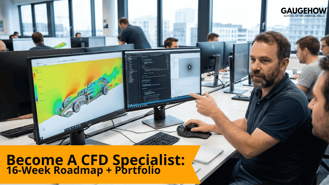 CFD engineer 16-week roadmap and portfolio