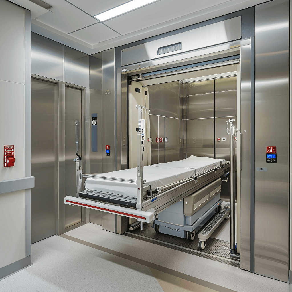 IES hospital bed elevator for patient