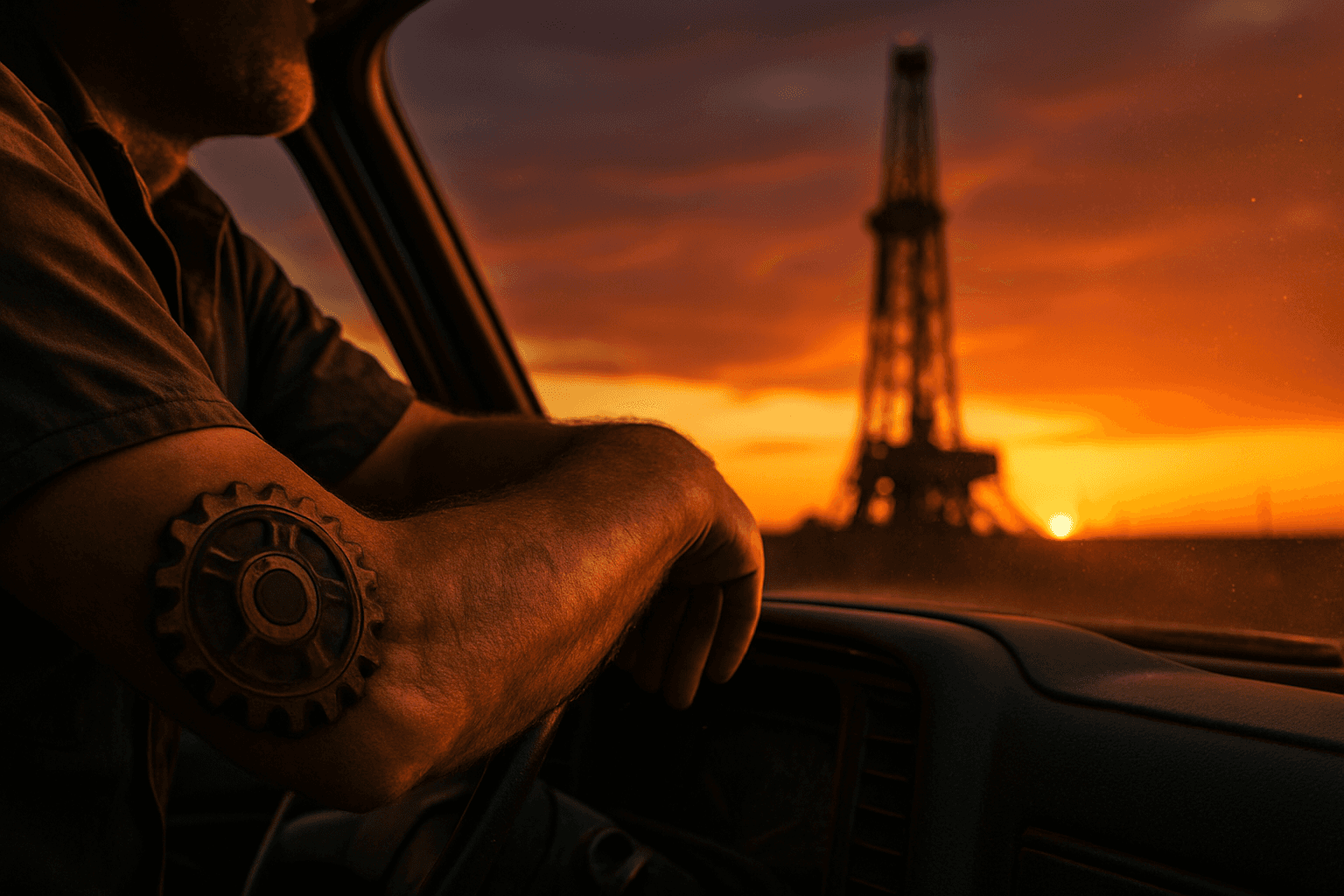 Custom Oilfield Tattoo Design & Aftercare - Sacred Skin Williston