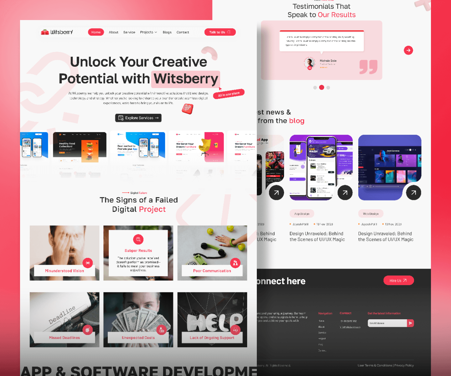 Wedora Website in Framer