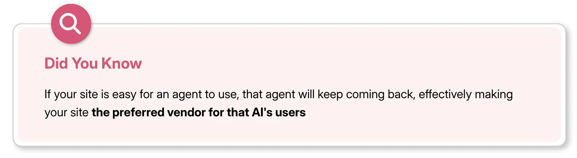 Did you know about how AI agents keep coming back to an effective website.