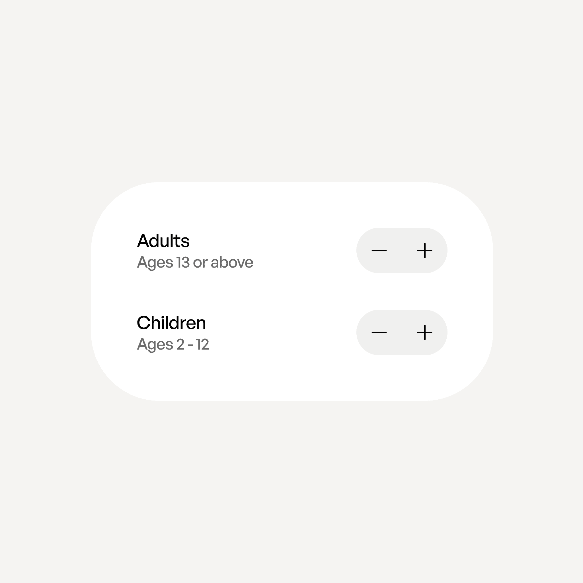 Stepper UI component