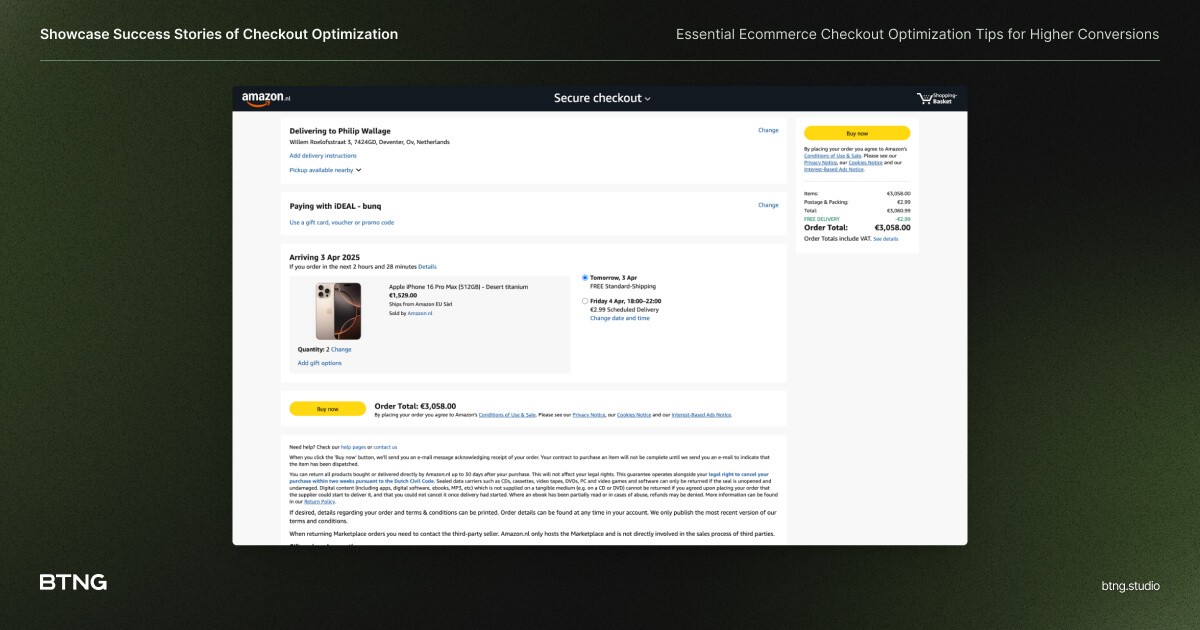Success stories showcasing ecommerce checkout optimization strategies.