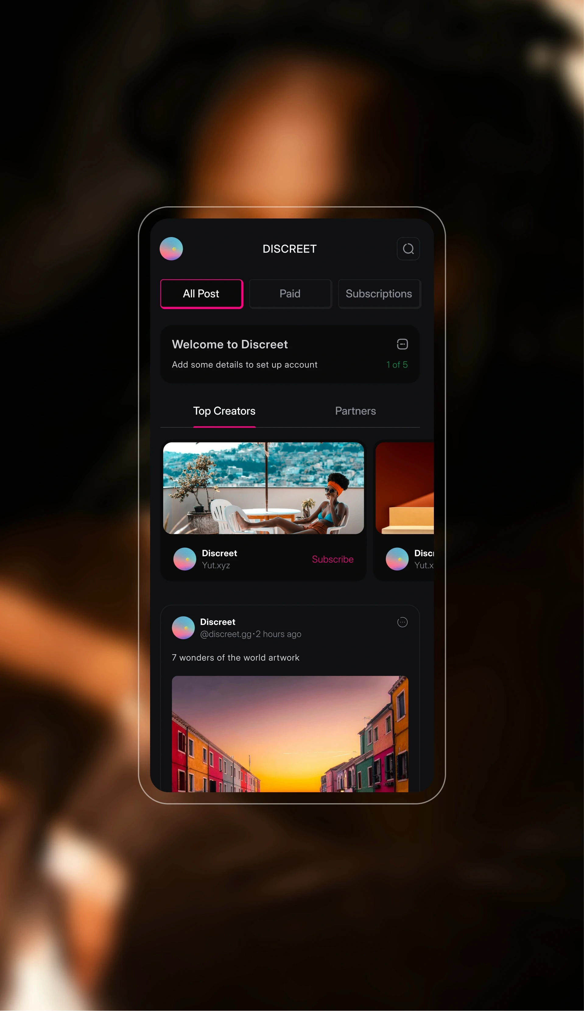 DISCREET by Victor Adedini