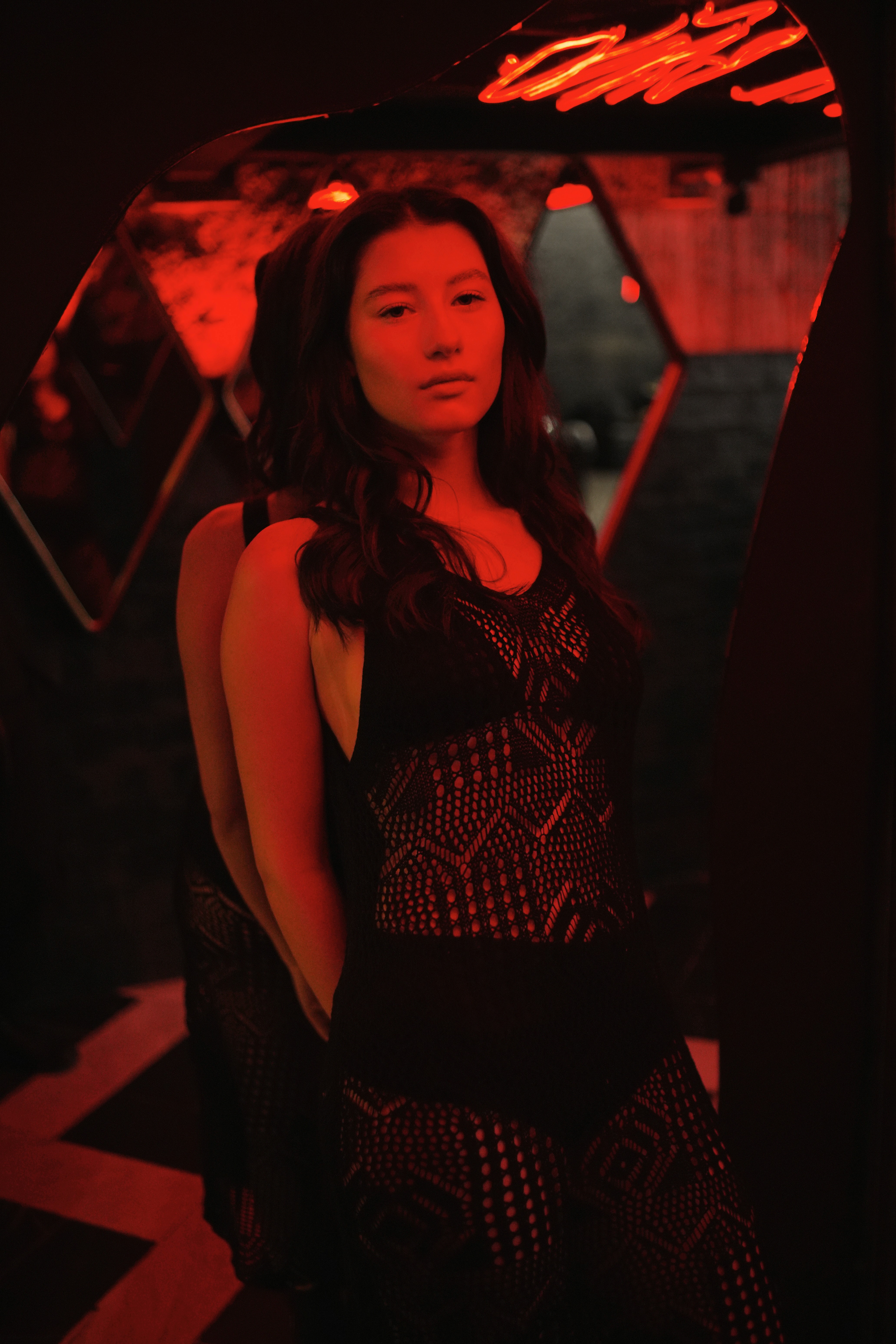 a female model