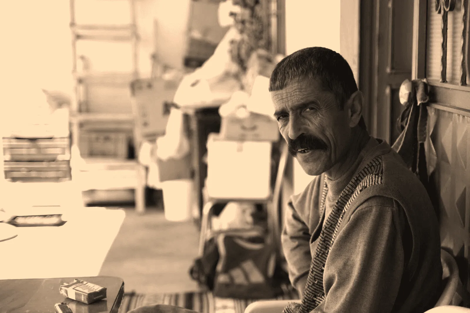 Smiling man, soul of türkische Küche Saarbrücken: Mangal Mezze & Grill.