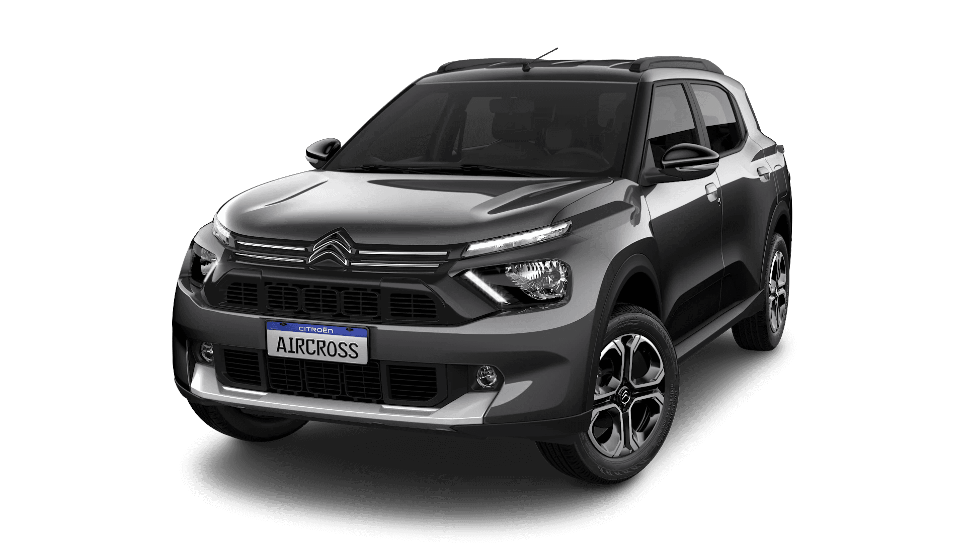 Citroen C3 Aircross SUV in grayscale