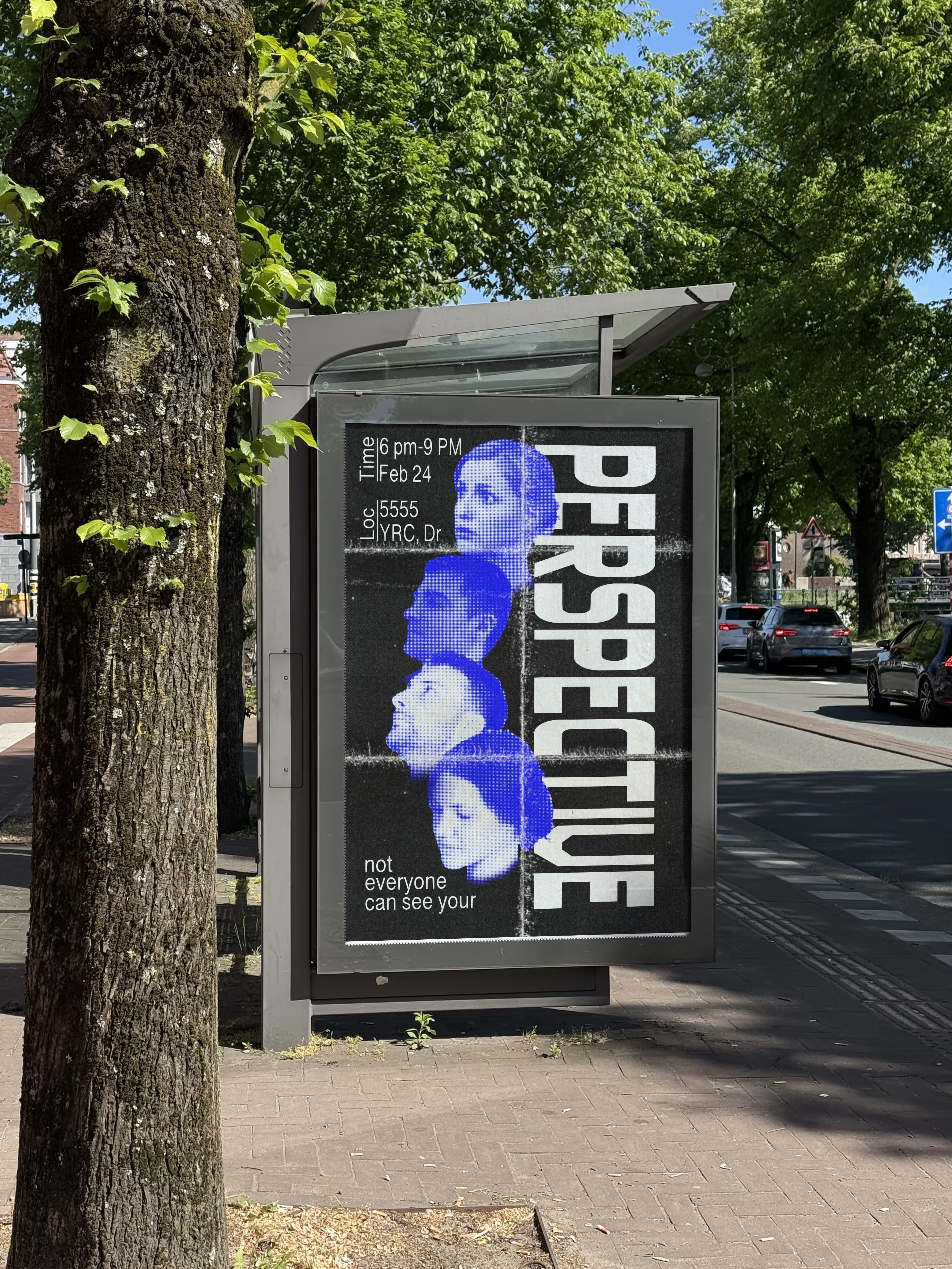street ad