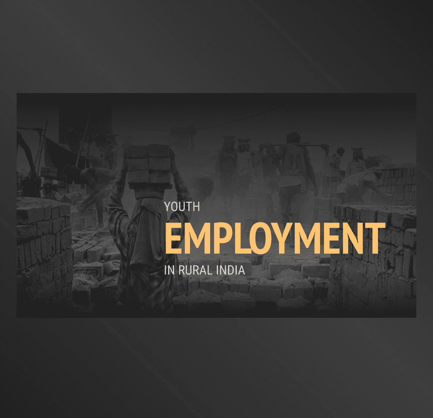 Header is an image showcasing youth unemployment