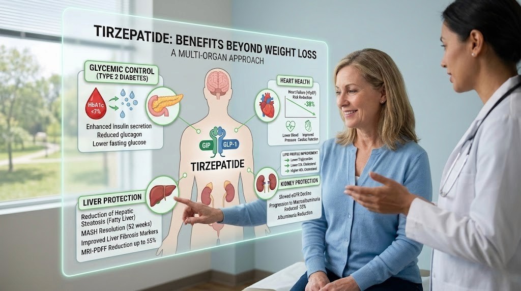 Benefits of tirzepatide besides weight loss