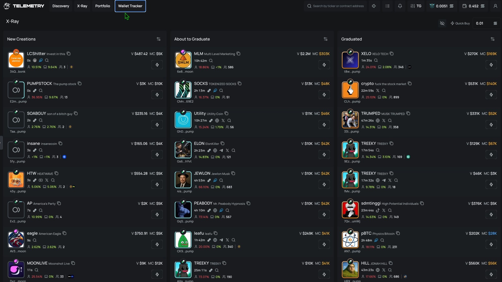 TELEMETRY by BONKbot - Next-Gen Trading Terminal