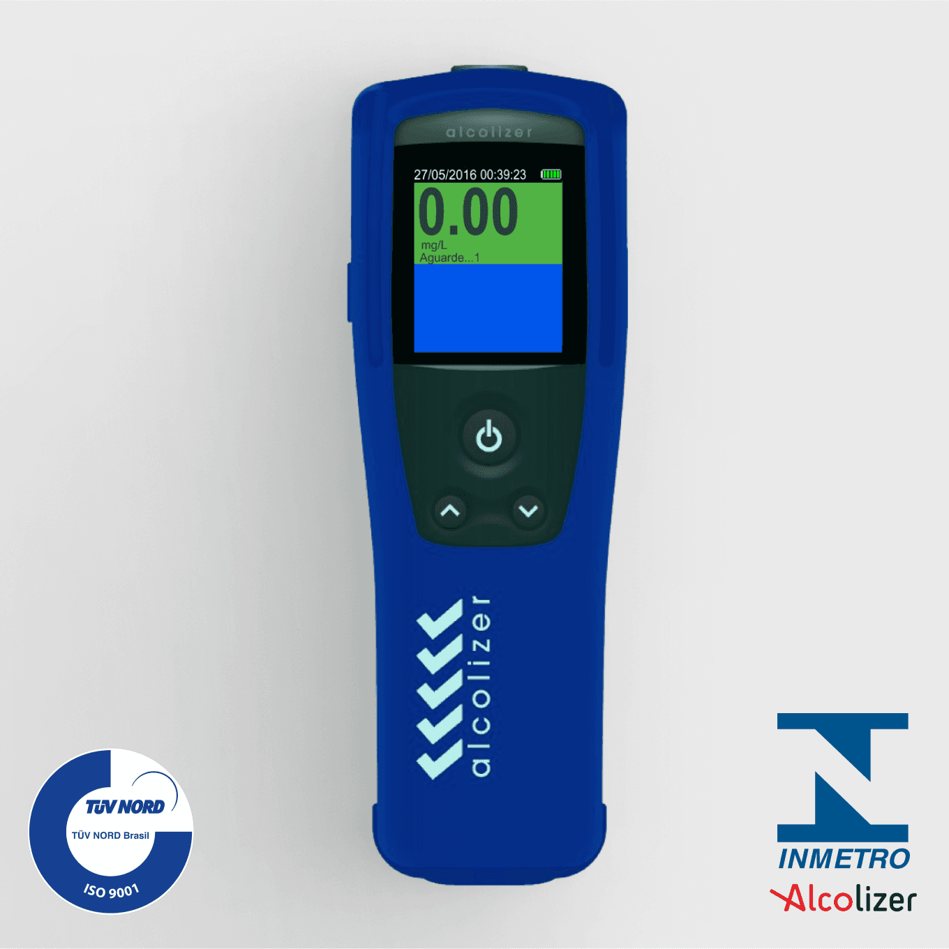 Scientist examine solution