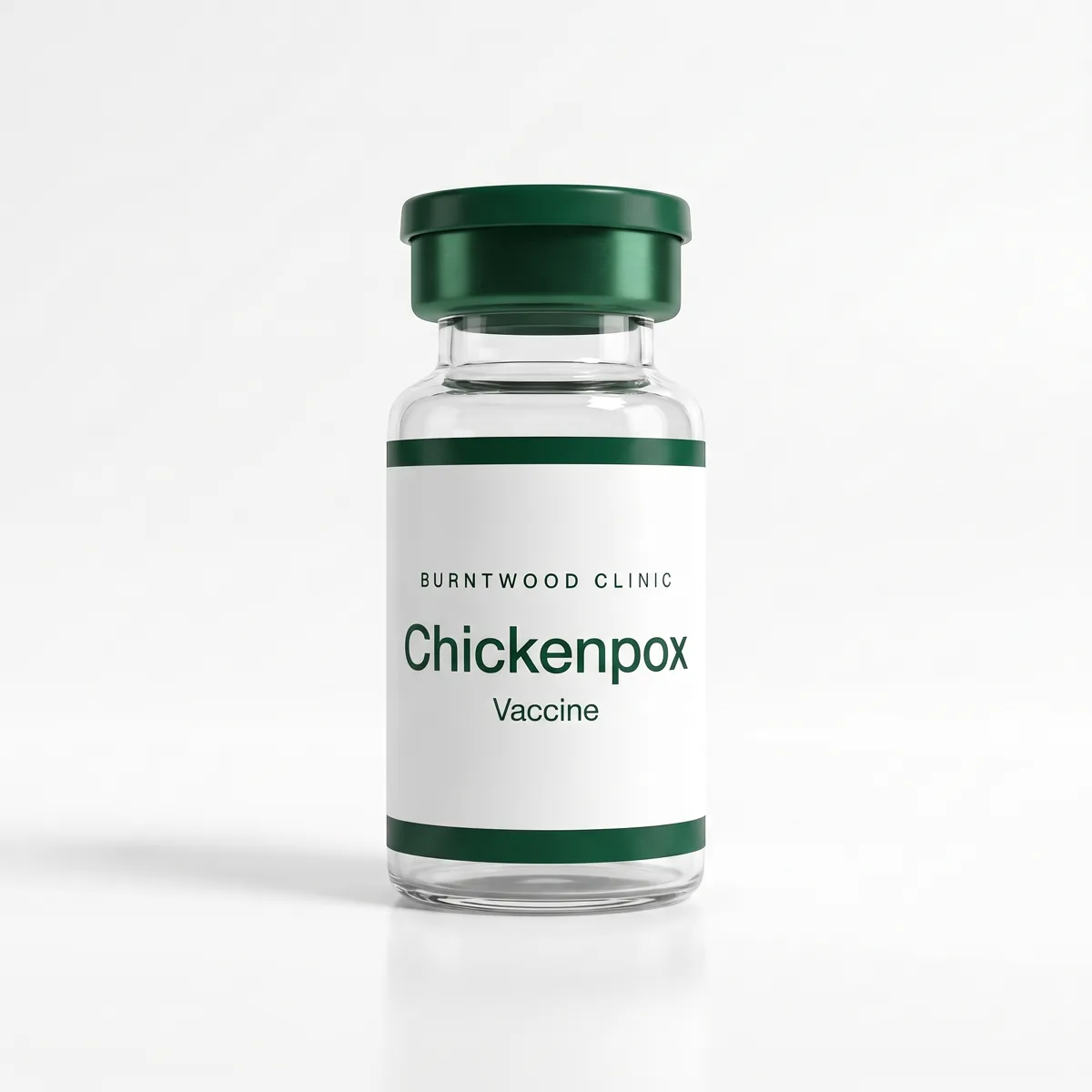 Chickenpox vaccine vial