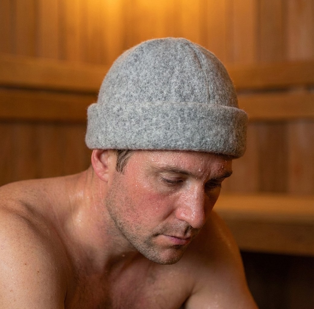 a brown leather chair sitting in front of a window