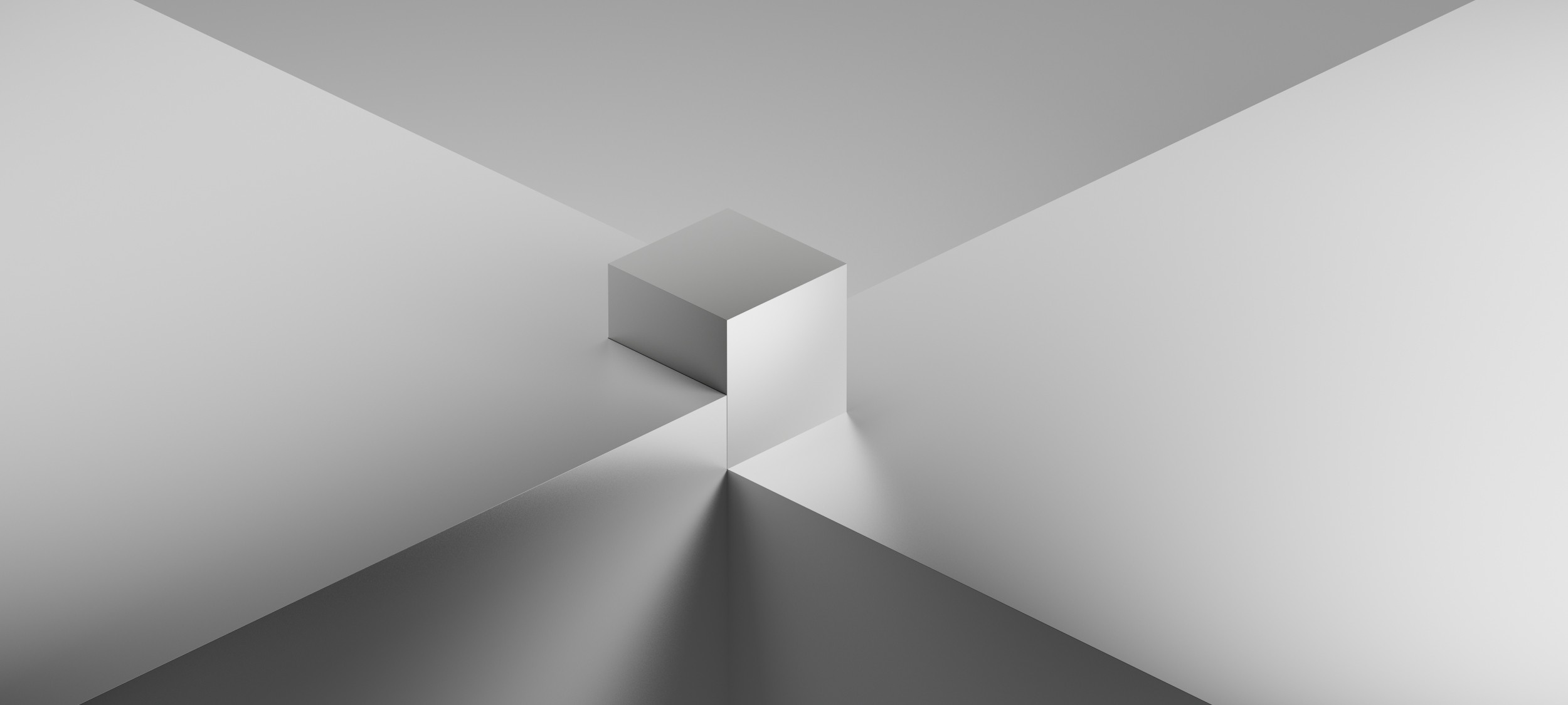 Streamlined data analytics system visualized with 3D elements, illustrating the connection between user actions and key performance data