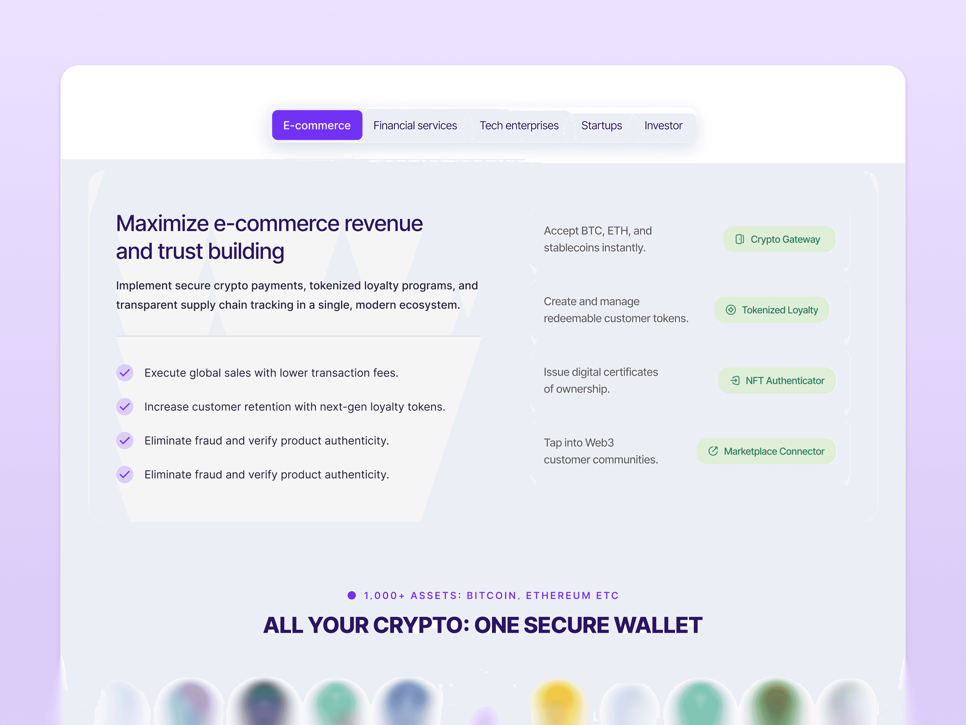 framer cryptocurrency template