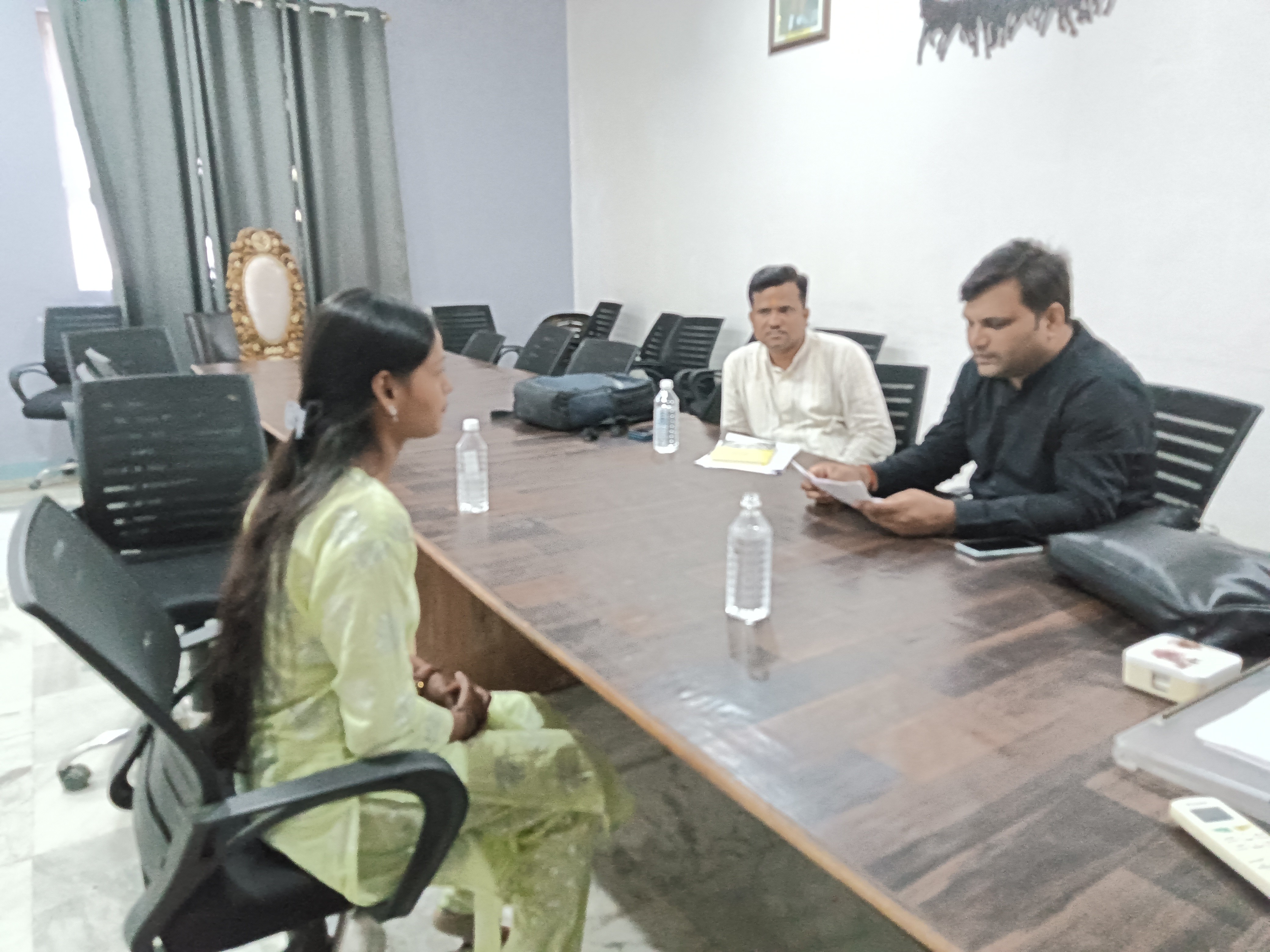 black smartphone near person