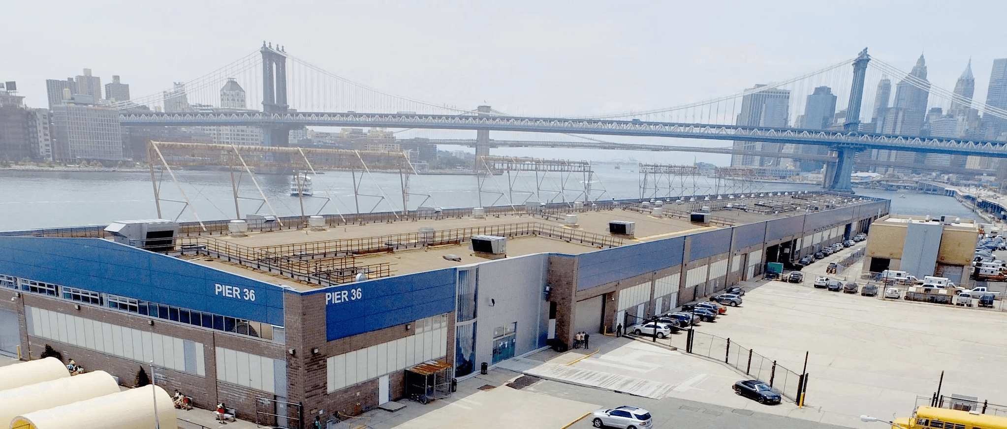 Buildings currently occupying Piers 35 and 36