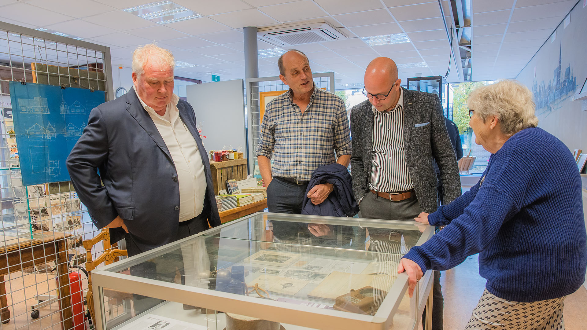 3 x 90 jaar jong – Een gezamenlijk bezoek van Van den Pol, Van Jaarsveld en Ekelschot, foto Marina Kemp - Oud Montfoort